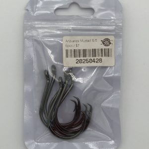 Anzuelos Mustad 6/0 6pcs